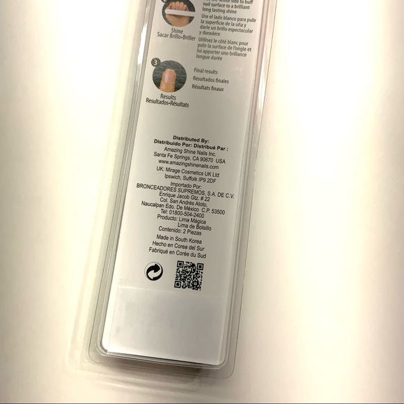 Amazing Shine Nails Miracle Shiner Nail File With Bonus File Smooth & Shine New - Picture 5 of 12